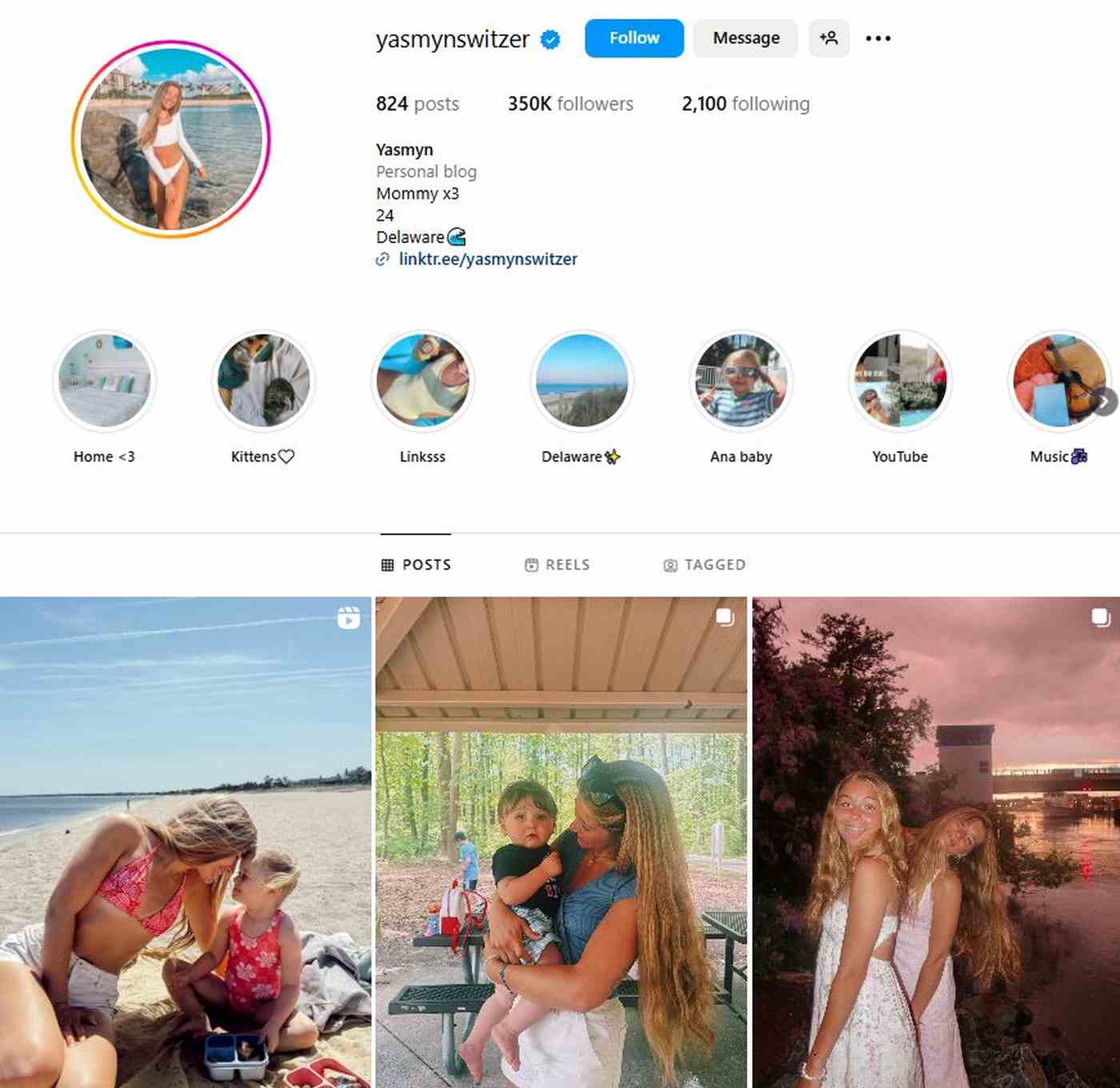 Best Mom Influencers On Instagram Yasmyn Switzer