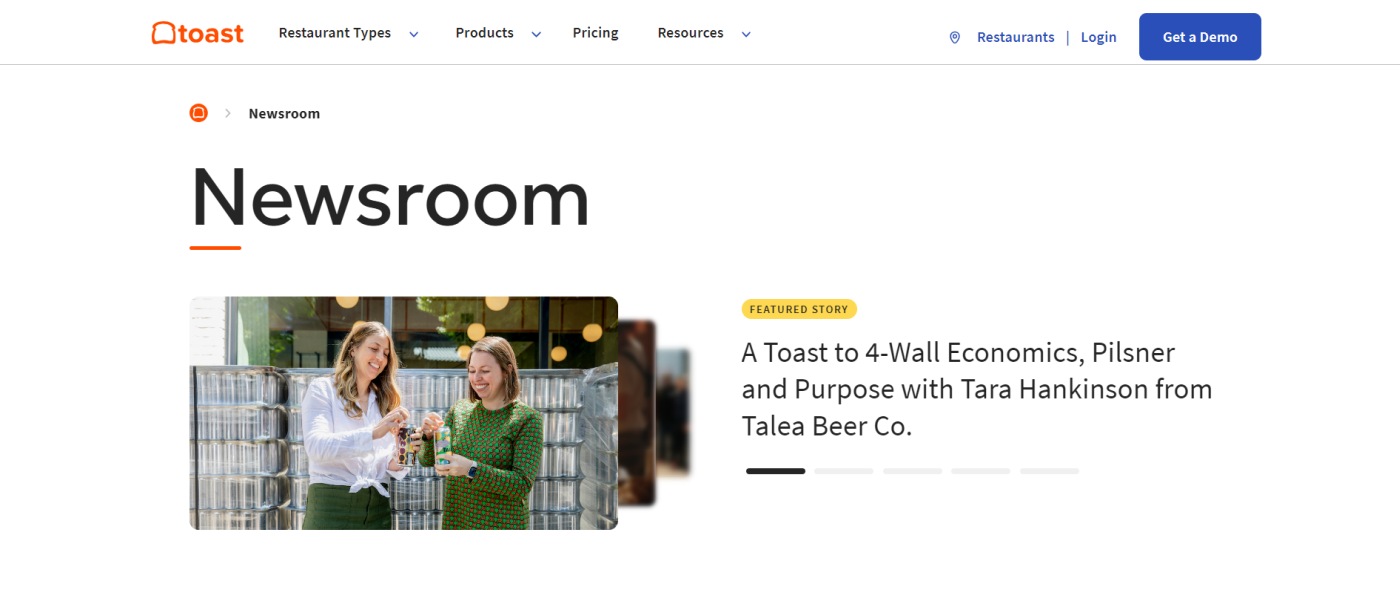Hospitality App Press Page