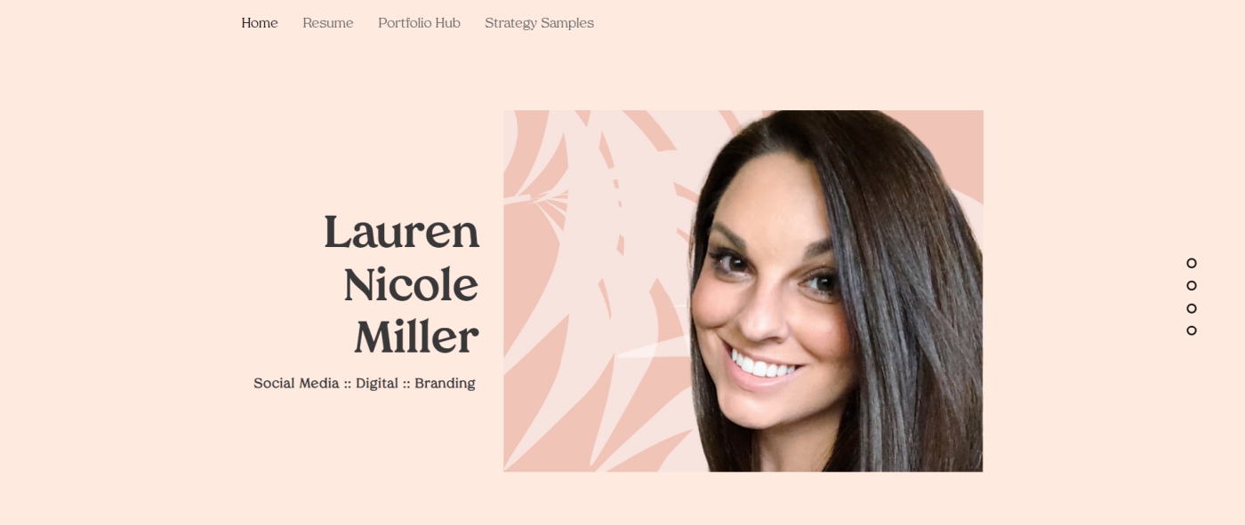Social Media Portfolio Lauren Nicole Miller