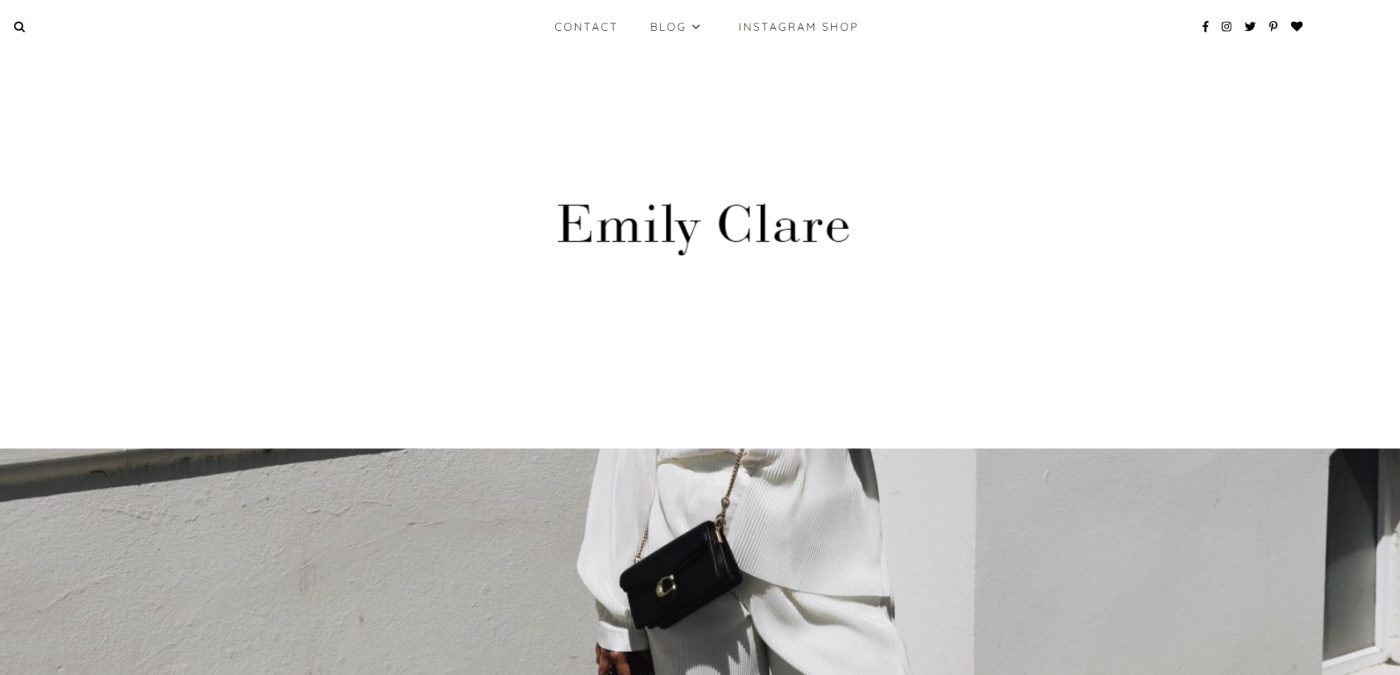 Personal Website Emily Clare