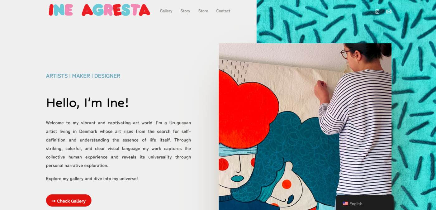 Personal Website Ine Agresta