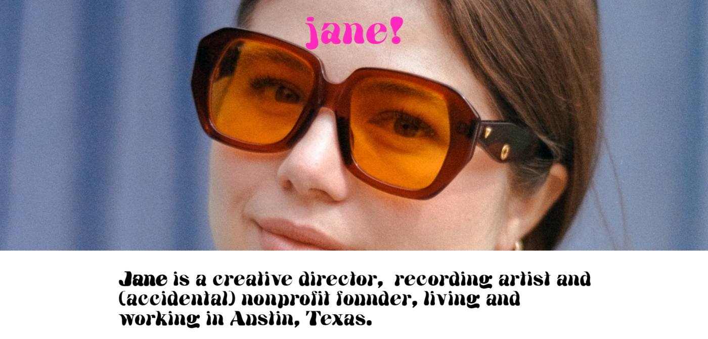 Personal Website Jane Claire Hervey