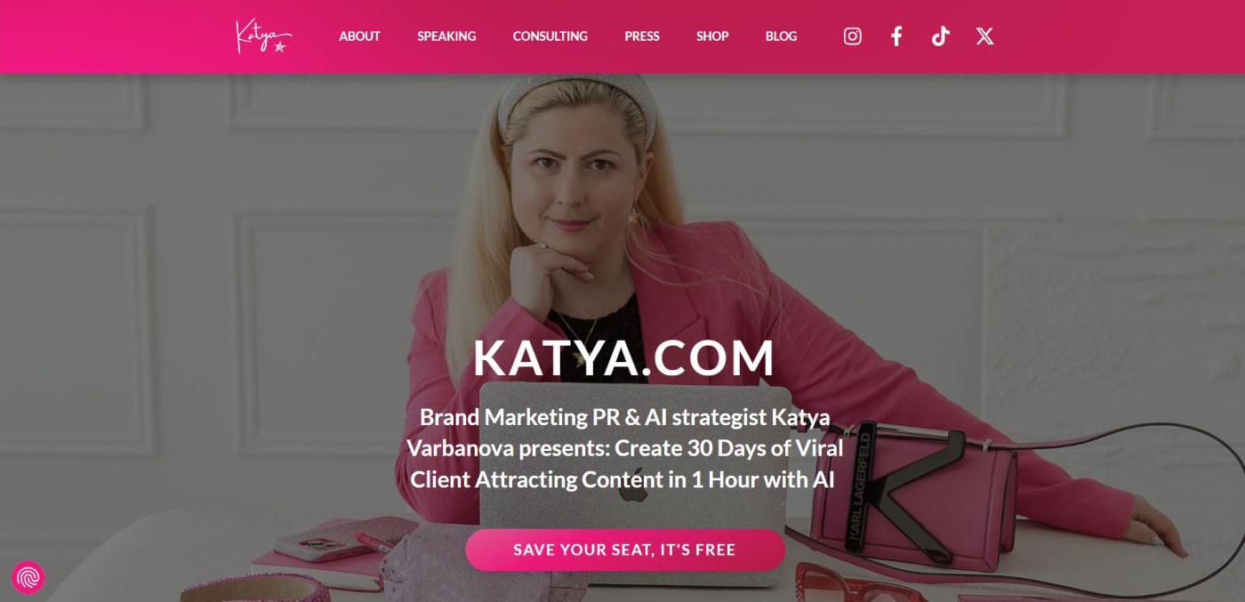 Personal Website Katya Varbanova
