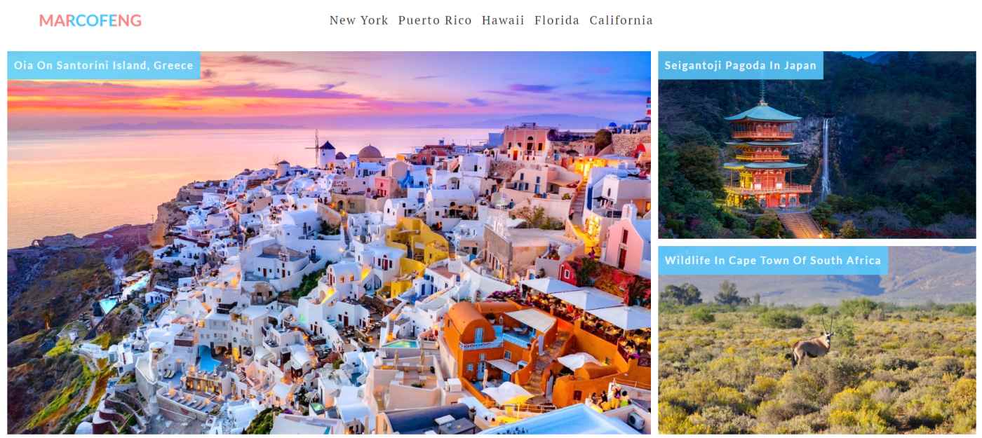 Personal Website Marco Feng