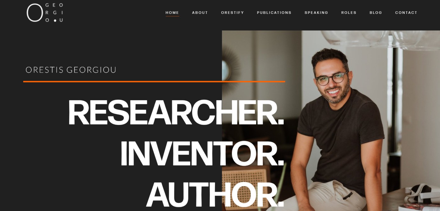 Personal Website Orestis Georgiou