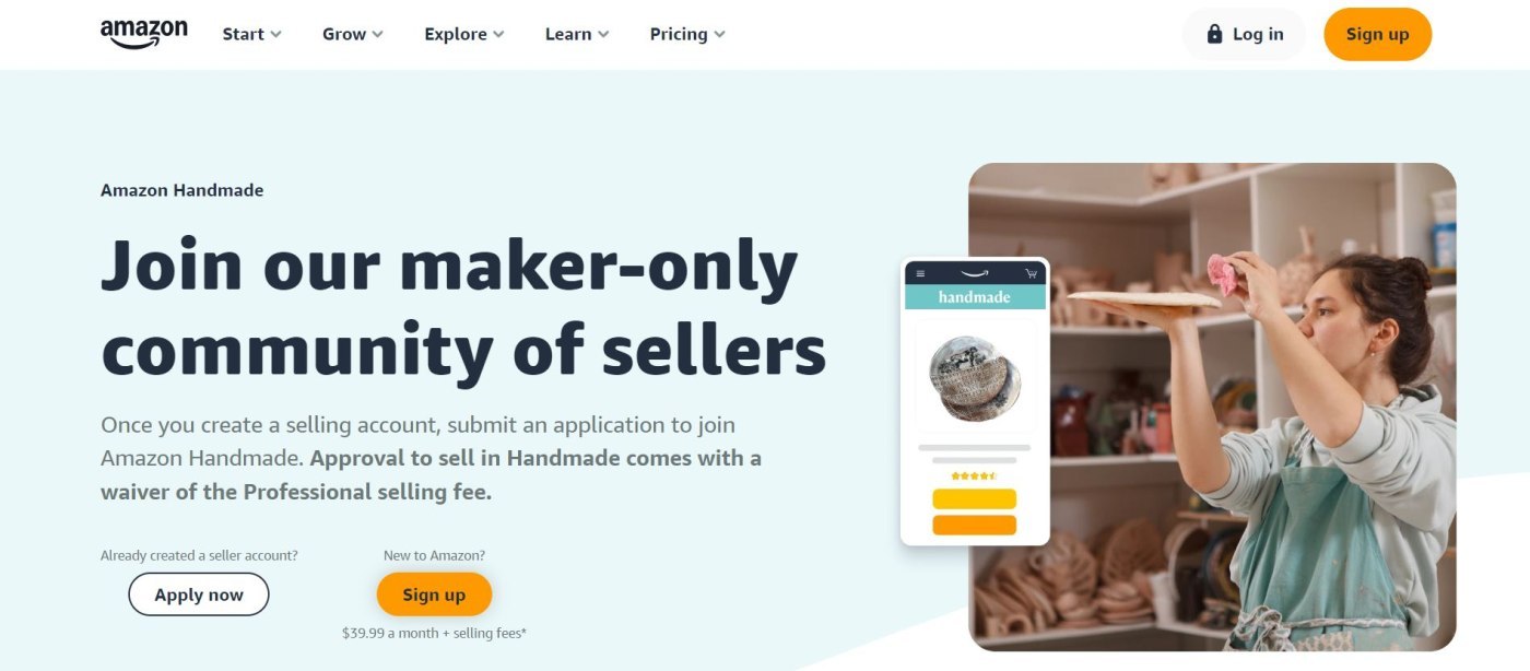 Sell Art Online Amazon Handmade