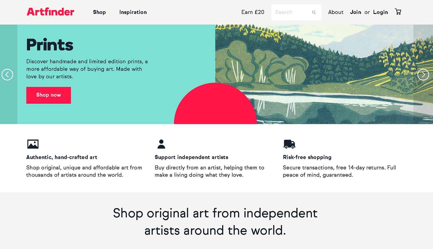 Sell Art Online Artfinder
