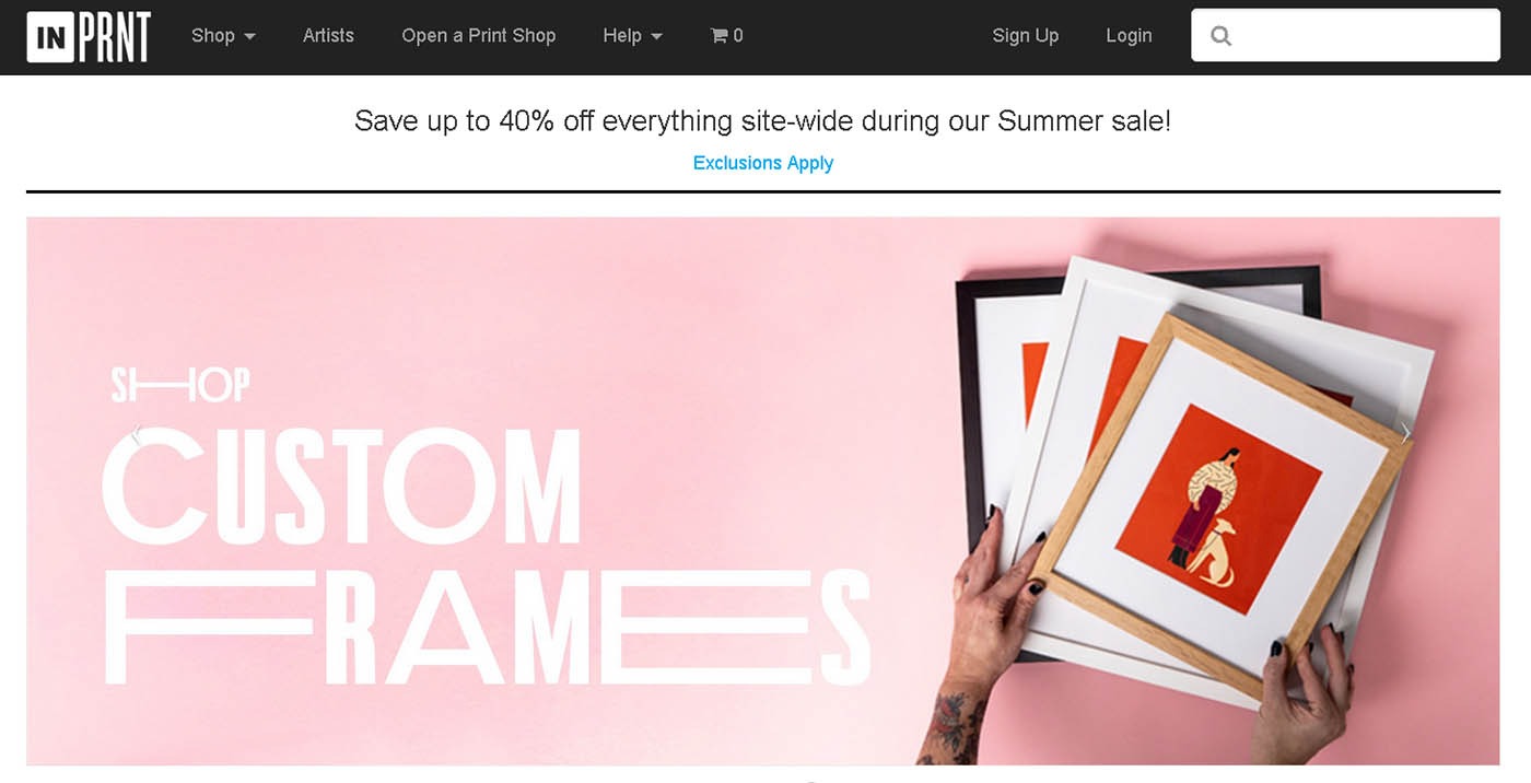 Sell Art Online INPRNT