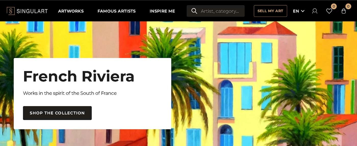 Sell Art Online Singulart