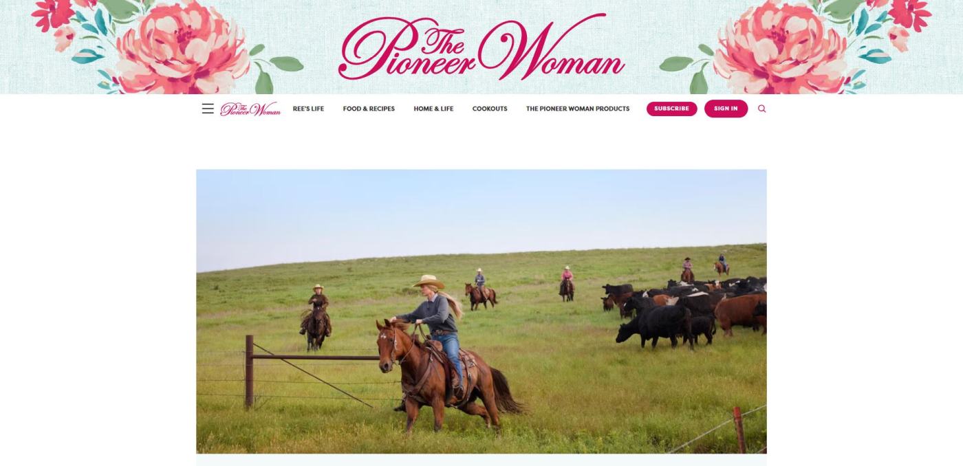 Personal Blog The Pioneer Woman