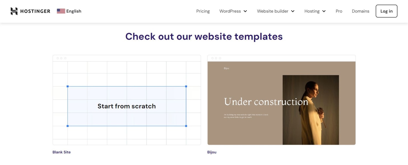 Hostinger Templates