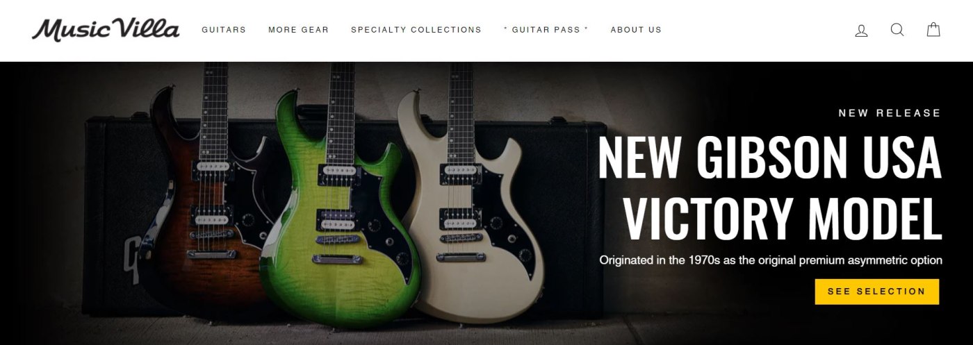 Music Villa Business Website