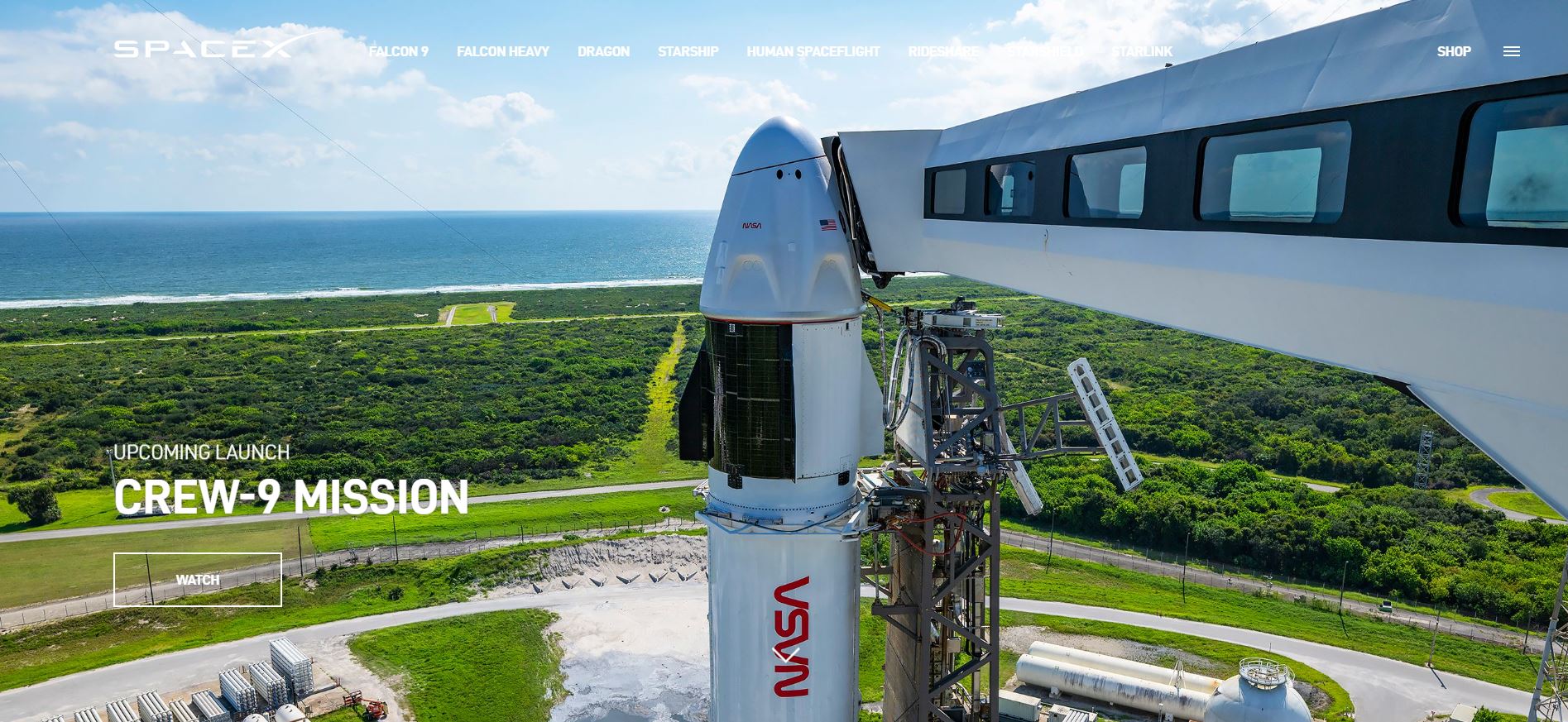 Startup Websites SpaceX