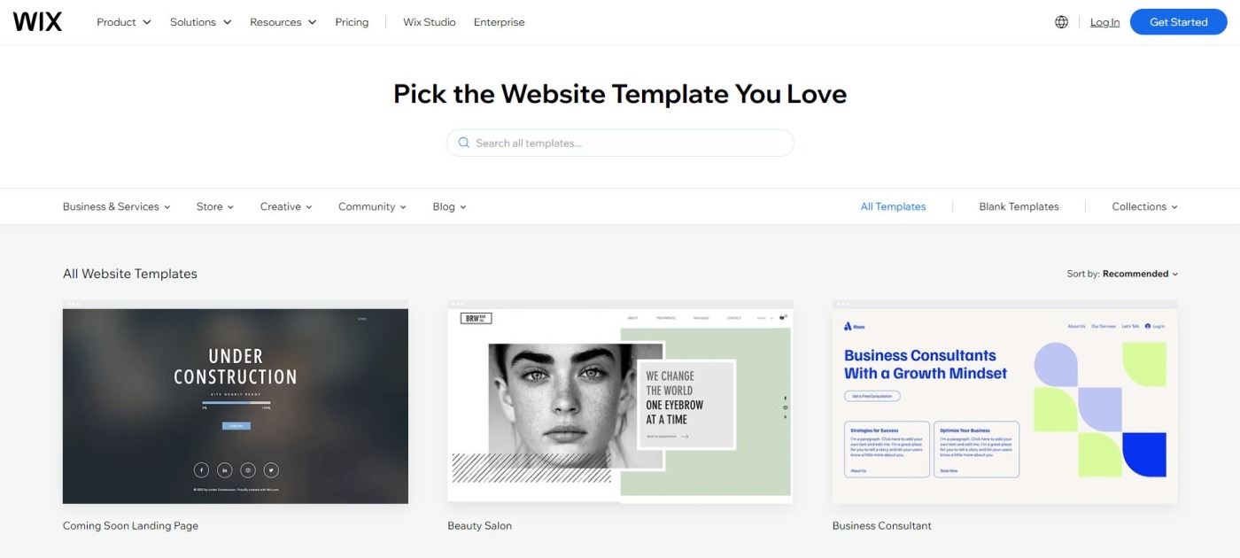 Wix Templates