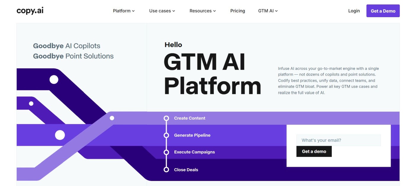 Small Business AI Tool Copy.ai