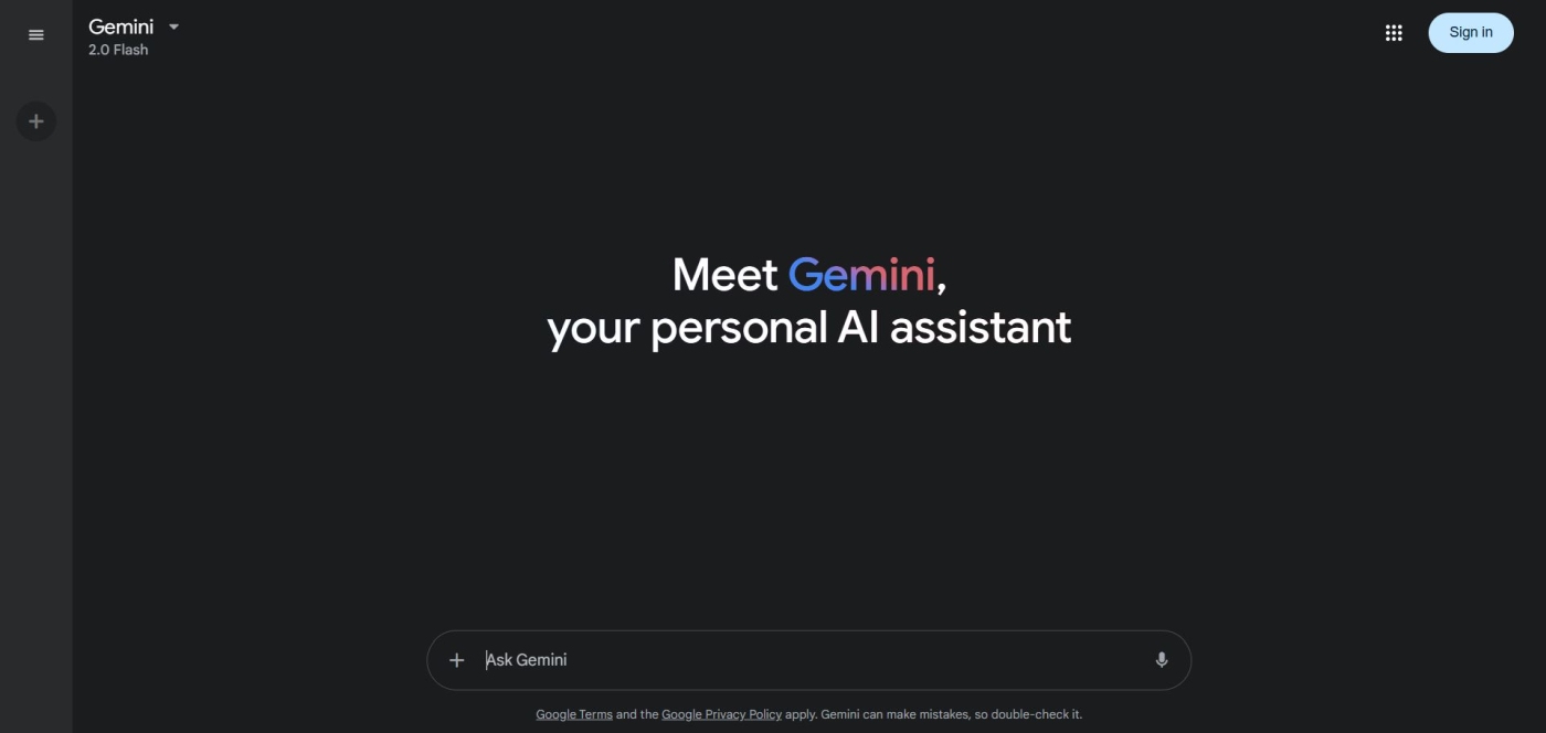 Small Business AI Tool Gemini