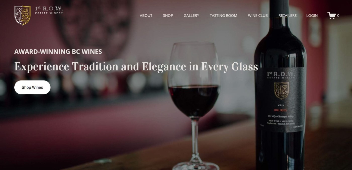 ecommerce website examples 1st row