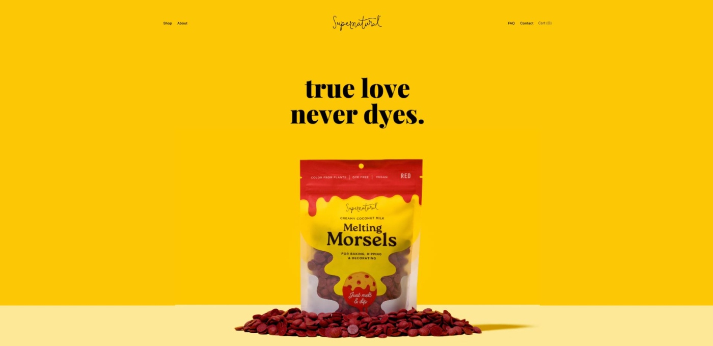 ecommerce website examples supernatural