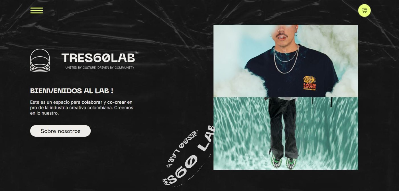 ecommerce website examples tres60lab