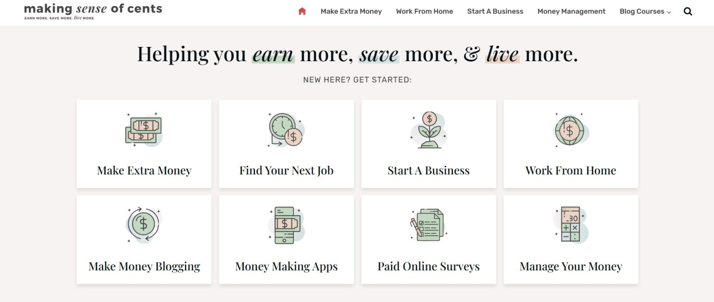 Making Sense Of Cents Blog Example 