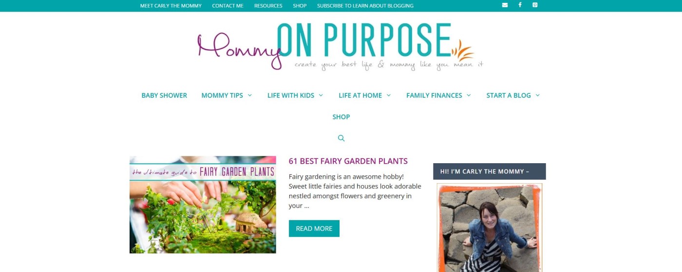 mommy on purpose blog
