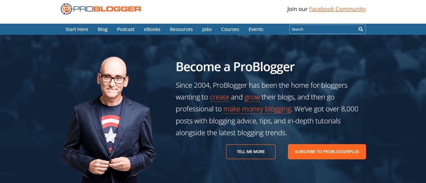 ProBlogger Blog Example 