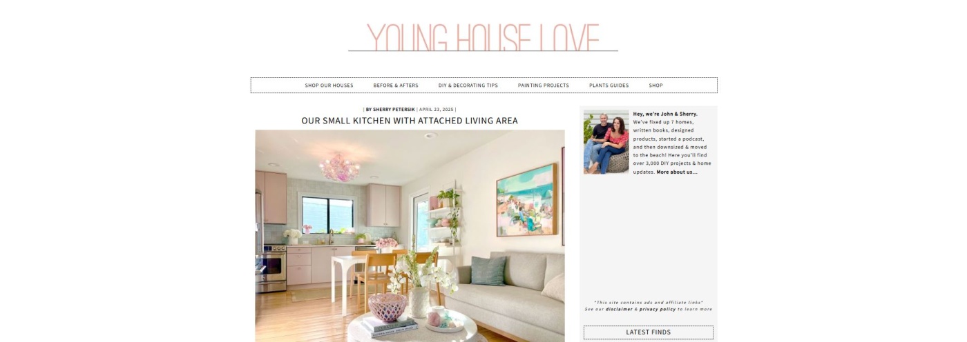 Young House Love Blog Example 